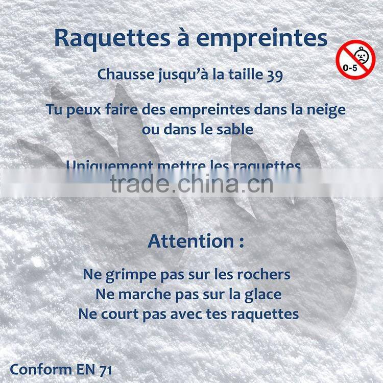 dinosaur Claw Print Snow Shoes Tracks Kids dinosaur Footprints in the Snow with strap Kids Winter Snow Shoes dinosaur TracksSand