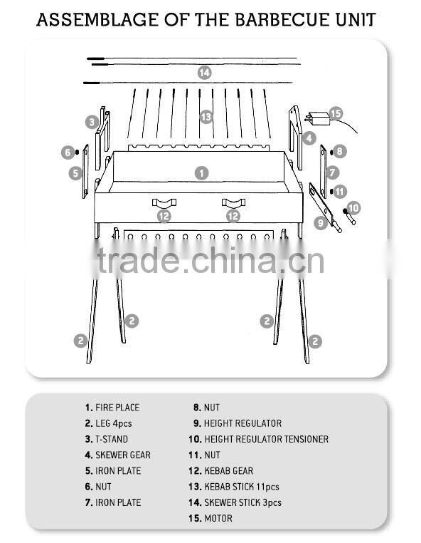 Wholesale Supplier of Charcoal BBQ / Barbecue Charcoal Grill BBQ