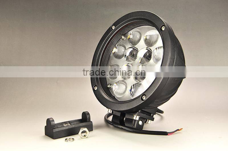 70w Round Car LED Driving Lights 6 inch Car LED Work Light