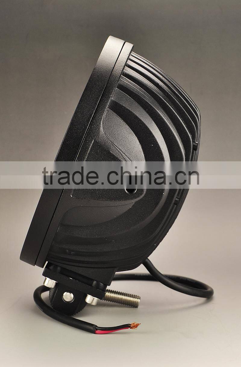 70w Round Car LED Driving Lights 6 inch Car LED Work Light