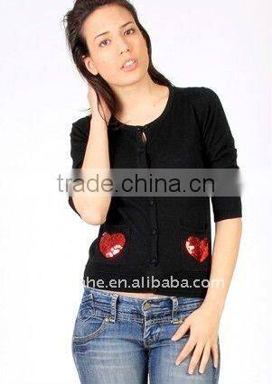 2012 hot selling newest fashion knited sweater for women