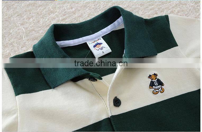 High quality custom print polo T shirt for boy kids