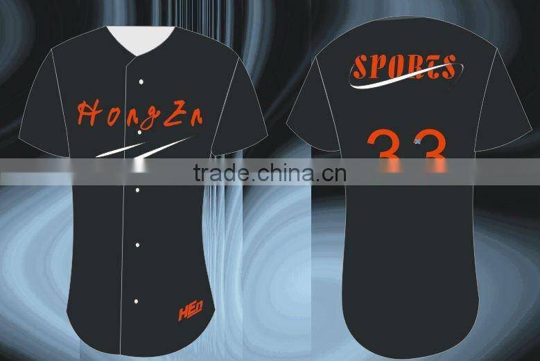 high quality wholesale blank baseball jersey