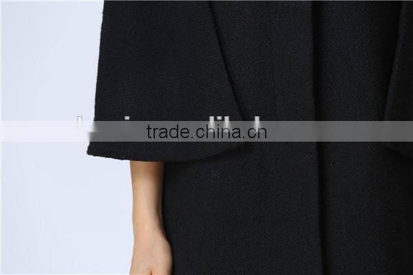 New Arrival Ladies Fashion Design Elegant Winter/Autumn Dolman cape Coat for women