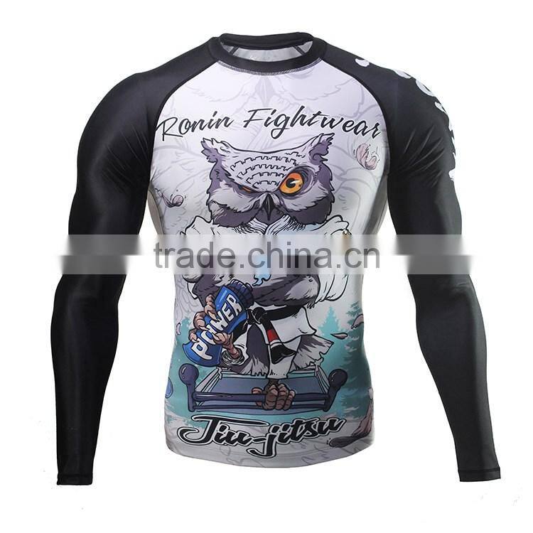 Excellent quality new design MMA Rash Guard