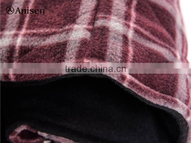 wholesale OEM male in china clothing high quality men shirt quilted fleece jacket