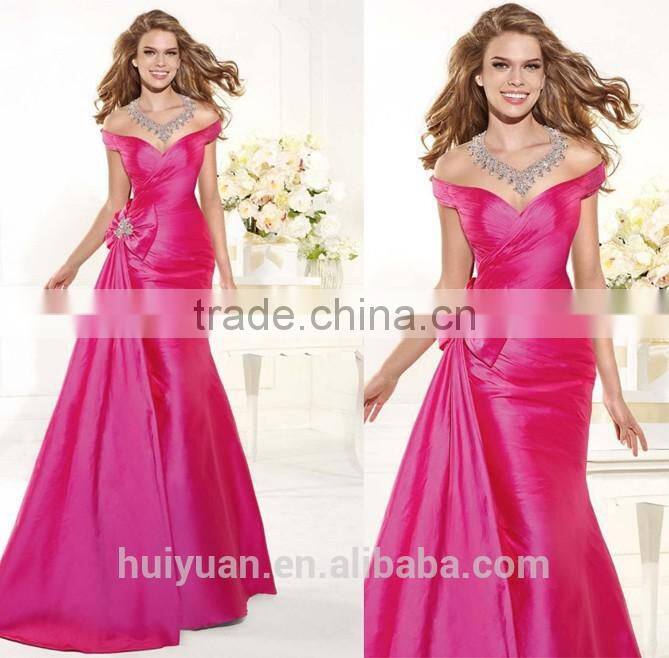 newest designer beaded sweetheart neck elegant pink dress