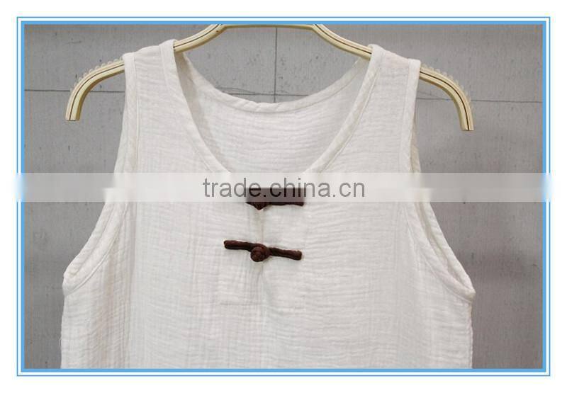 2016 Wholesale High Quality Cotton Vintage Vest Women