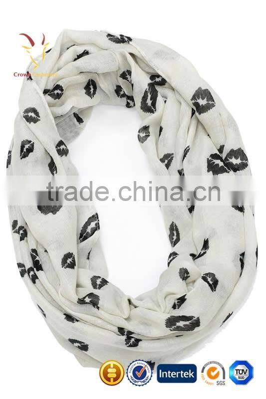 Printing Pattern Blended Winter Fashion Silk Scarf 2016