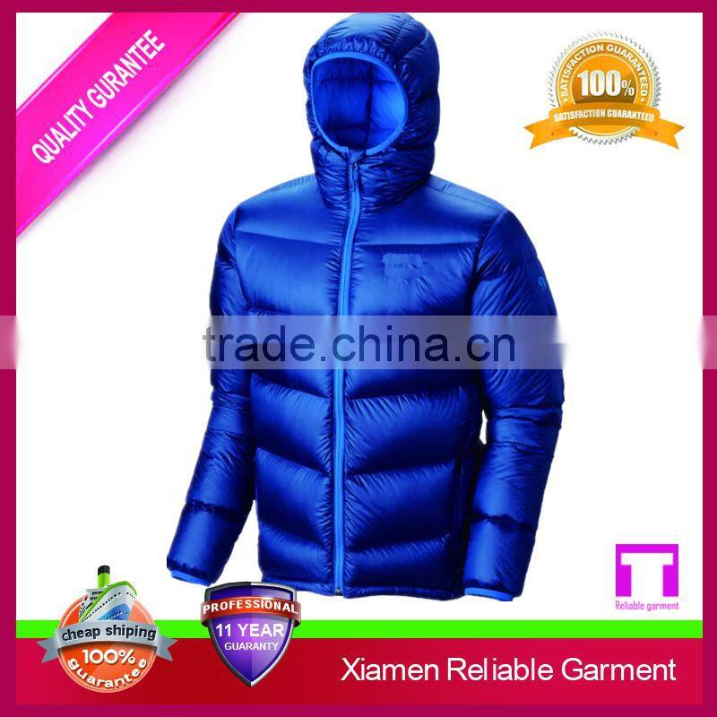 Letterman soft shell out door down jacket wholesale