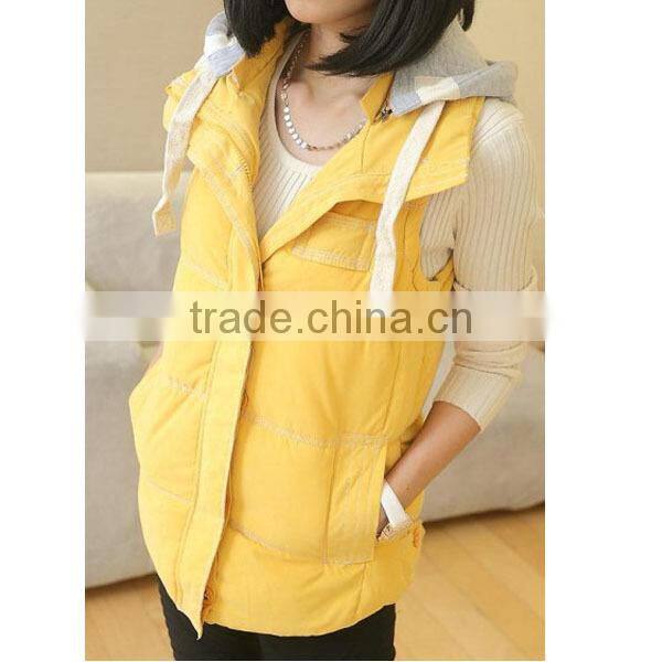 2015 Hot Selling Breathable Outdoor Woman Slim Padded Vests