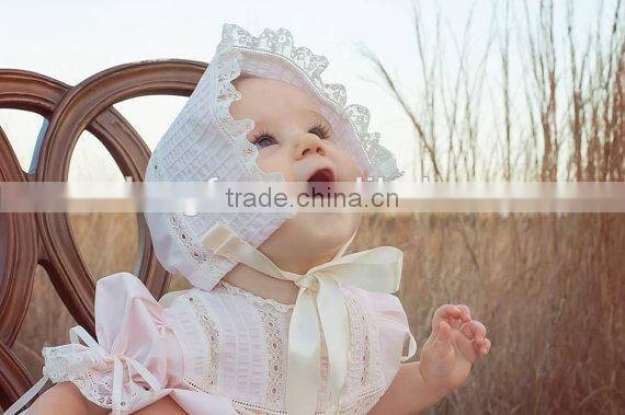 Baby Girls First Birthday Bubble Toddlers Baptism Romper Kids Pink Boho Clothing