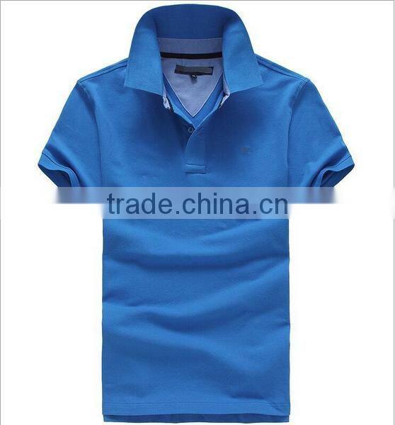 High Quality Cotton Men Polo Shirt 2015 Branded T-shirt Design Custom OEM/ODM China Factory