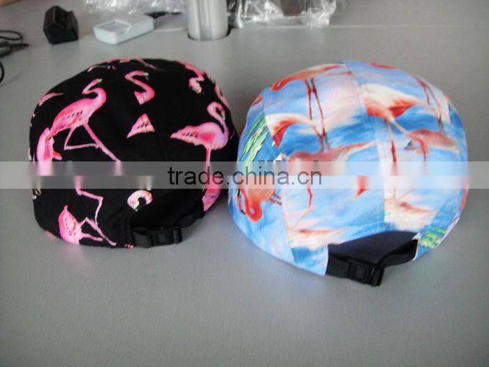 2014 Best Selling 100% Cotton Printed Pattern Very Cheap 5 Panel Cap