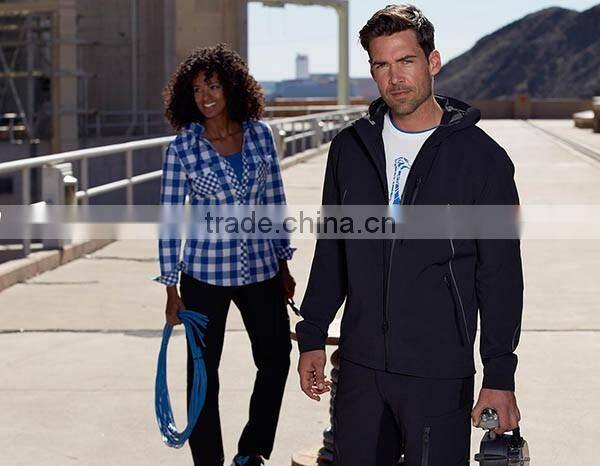 Men's Workwear Winter softshell Work Jackets with ling fleece