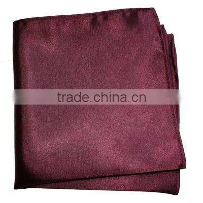 plum plain pocket squares