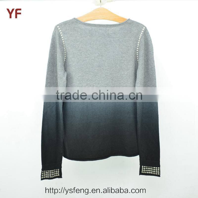 Dip Dye Branded Kids Sweaters Models For Children