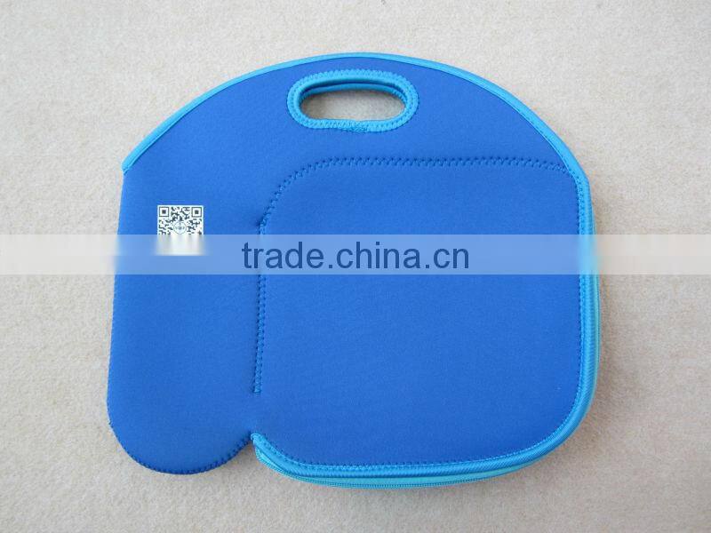 GR-W0178 popular neoprene lunch bag with bottle holder