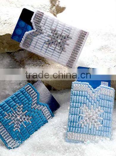 DIY goods,3D Cross stitch Embroidery.beautiful.fashion card bag-01