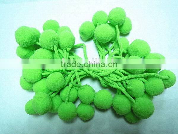 Designer new coming color sparkle pompoms for kid craft