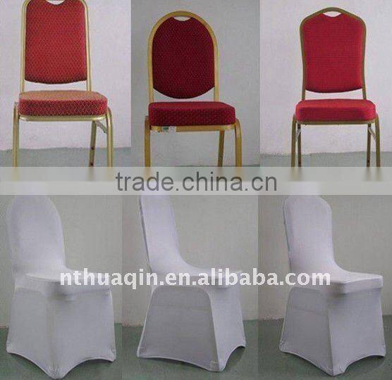 white wedding spandex chair cover for banquet
