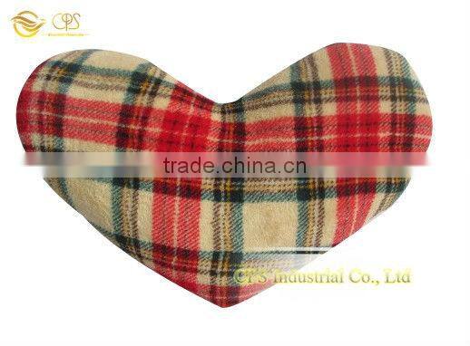 Decorative bolster pillows heart shape cushions for moon chair