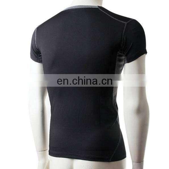 High quality short sleeves sports men compression wears