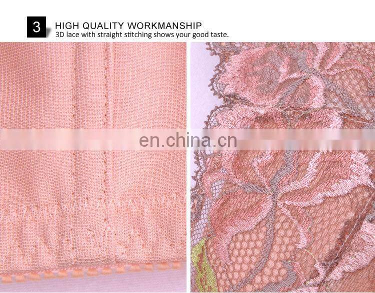 Hot Selling Pretty Pattern Female Spandex Hot Sell Sexy Madam Bra Underwear