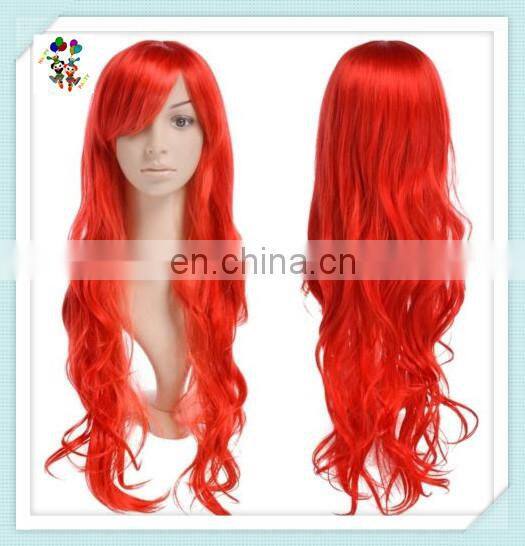 Colors Long Wave Party Fancy Dress Synthetic Cosplay Wigs HPC-0037