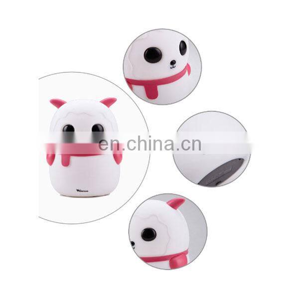 Glovion panda shape led lamp cute bedroom lamp wireless table lamps
