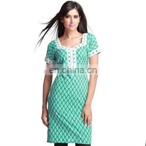 Wholesale custom Designe Ladies Long Latest Fashion tunics & tops