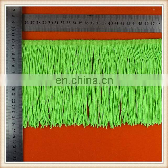 New fashion costum polyester elastic fringe lace