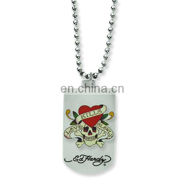 Stainless steel dog id tags necklace