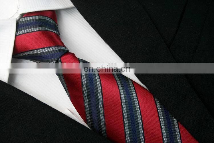 Unique design beautiful stripe casual fashion silk tie