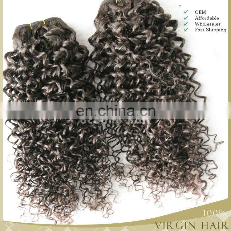 China factory different textures large stock can be dyed most popular beautiful darling hair extension/ remy curly hair weaves