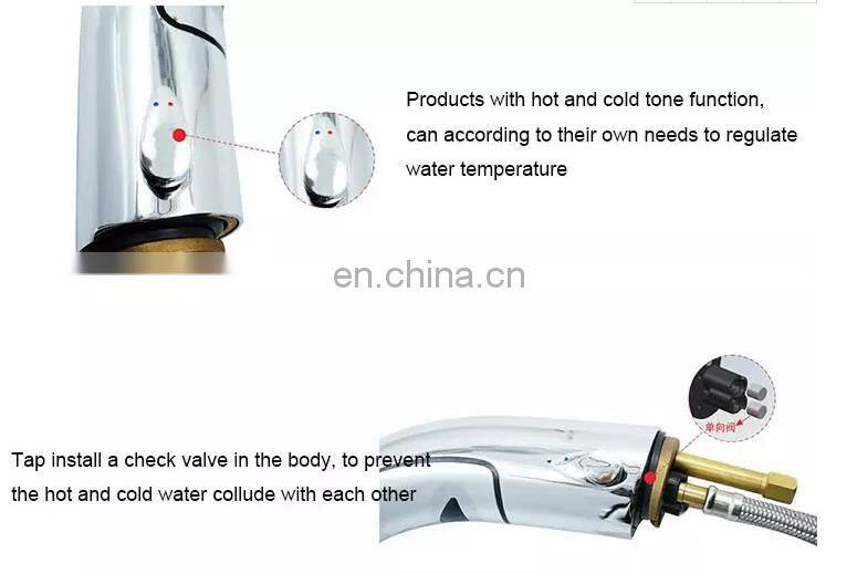 Hot And Cold Water Self Closing Kitchen Mixer Tap
