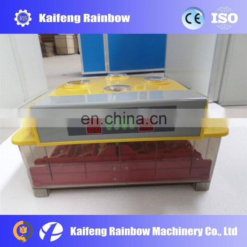 Manufacture Multifunctional portable incubator machine mini egg incubator 48pcs eggs hatching machine price