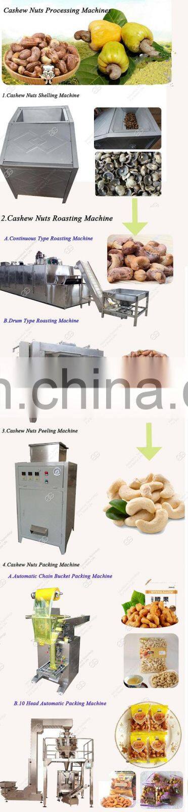 Automatic Cashew Roasting Peeling Processing Line Cashew Nut Machine