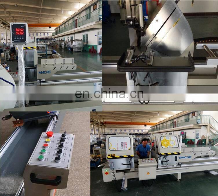 Digital display double head miter saw for aluminum profile