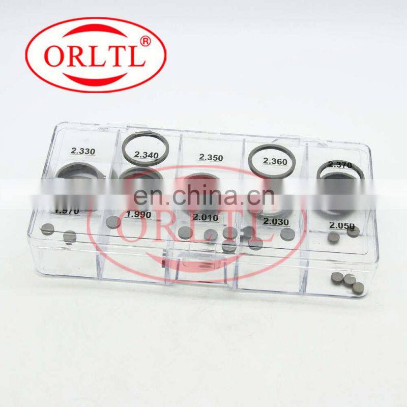 ORLTL Adjusting Washers Shims Gaskets Fuel Injector Washers Diesel Engine Injector Size 1.20mm-1.29mm