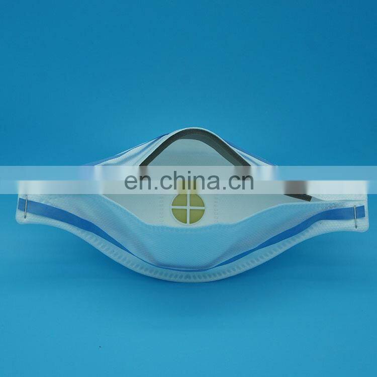 China Dust Mask 9332 PM2.5 Mask with Valve and Elastic Head Strap