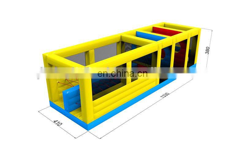 2020 boom camp fitness indoor inflatable obstacle course for kids