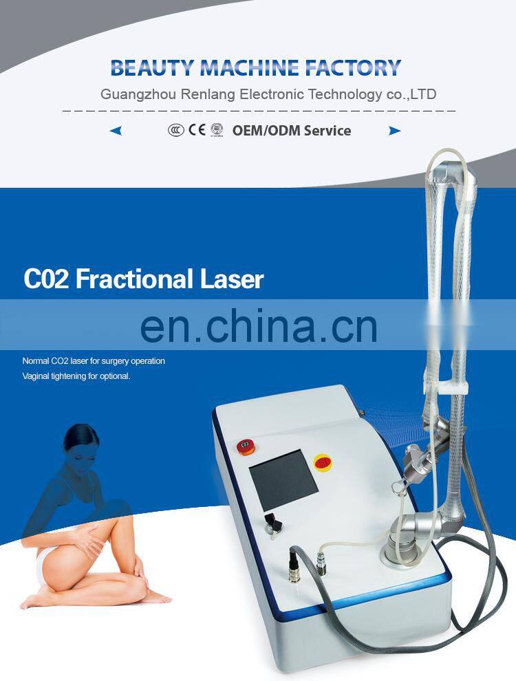 2019 Renlang CO2 Fractional Laser Stretch Mark Removal Vaginal Tightening Machine