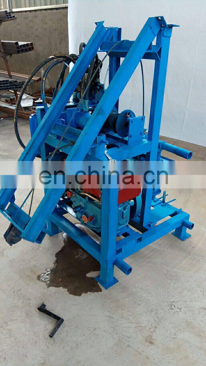 Factory price 100m depth borehole digging machine with diesel engine