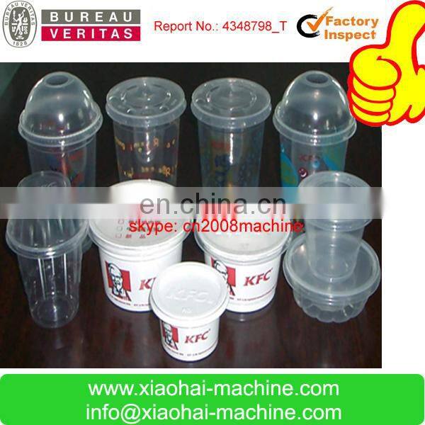 2016 HAS VIDEO CK660 Disposable plastic cup making machine Price for thermoforming Juice water Cup