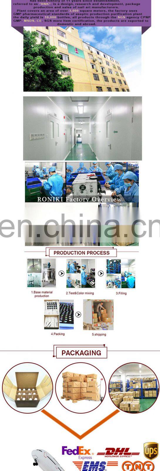 RNK Own Brands 15Ml Sweet Color New Global Fashion Perfect Match Soak Off Best Customized Uv Gel Nail Polish