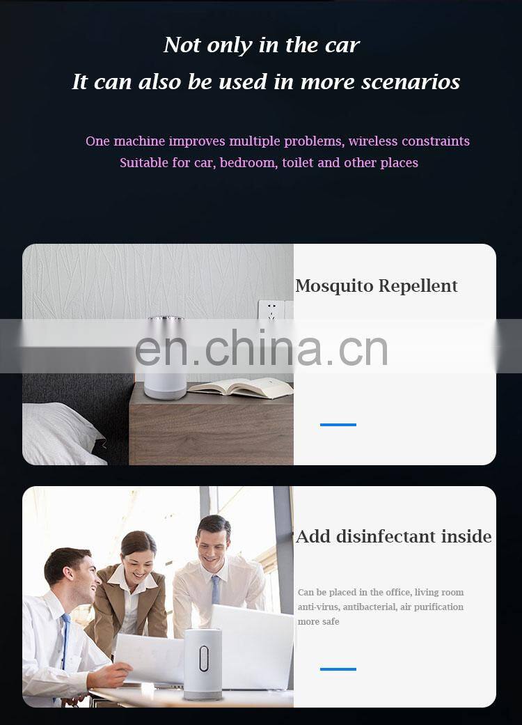 2020 New Style High Quality Portable Car Air Humidifier Cool Colorful mini ultrasonic Aromatherapy Diffuser