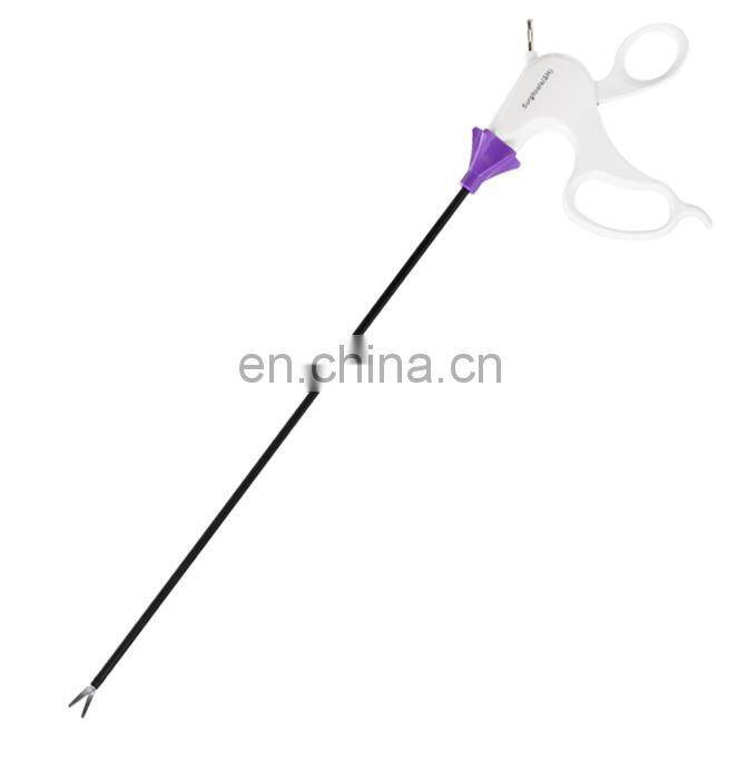 Disposable laparoscopic laparoscopic curved surgical needle holder laparoscopic instrument Scissors