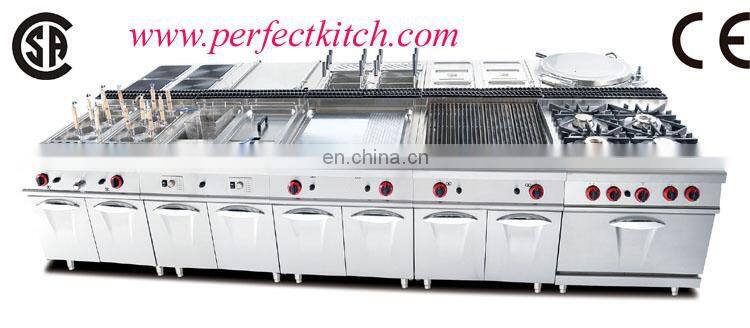 high quality gas range with 4 burner &cabinet