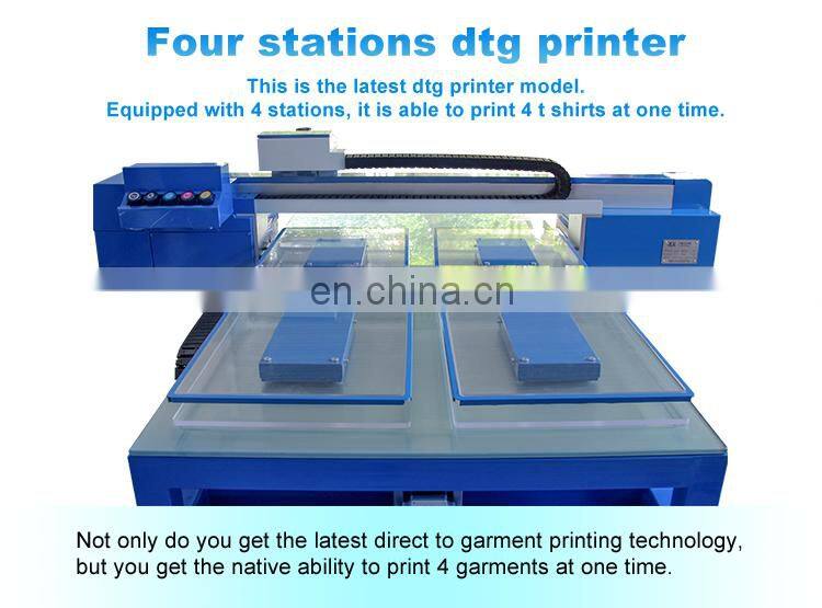 4 stations TS1590N garment textile t shirt printer